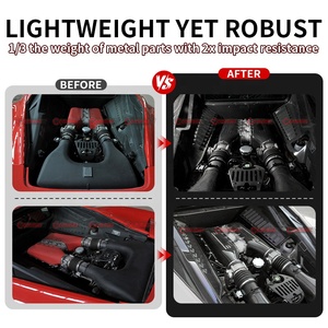 Kit de Interior de Coche de Fibra de Carbono Seca de Buena Calidad, Estilo OEM, Piezas de Interior de Motor para Ferrari 458 - Product Image 3