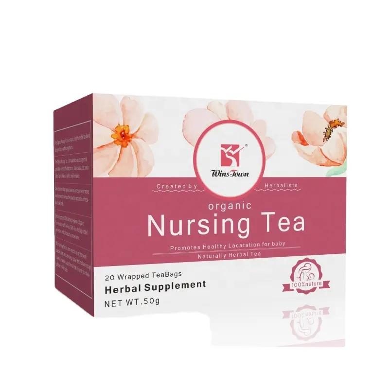 Tè per l'allattamento a base di erbe rinforzatore per il latte materno da donna marchio proprio tè salutare al gusto naturale biologico