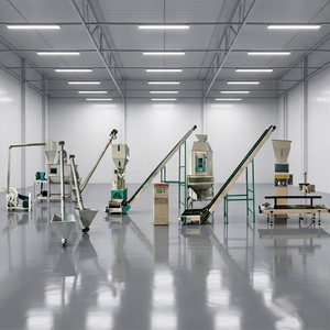 Usine de fabrication d'aliments pour animaux clé en main, contrôlée par PLC, ligne de production d'aliments pour volailles de qualité industrielle haute précision - Product Image 1