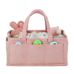 <span class=keywords><strong>Panier</strong></span> à couches en velours côtelé pour bébé, grand <span class=keywords><strong>panier</strong></span> de rangement, prix de gros, sac à couches pour bébé, sac à couches - Product Image 1