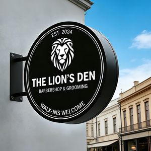 Letrero Luminoso Personalizado de Doble Cara con Marco de Aluminio, Resistente al Agua, para Negocios, Logotipo Publicitario LED para Restaurante - Product Image 1