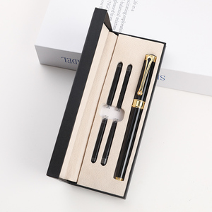Set Regalo di <span class=keywords><strong>Penne</strong></span> <span class=keywords><strong>Stilografiche</strong></span> in Metallo di Alta Qualità, Penna di <span class=keywords><strong>Lusso</strong></span> per Firme Executive con Logo Personalizzato e Confezione Regalo - Product Image 1