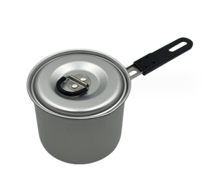 DFP1011 850ml 0.8L 0.7L Outdoor Camping Mess Tin with Folding Handle and Lid Office Compact <b>Lunch</b> <b>Box</b> Home Mini Milk Heating Po - Product Image 2