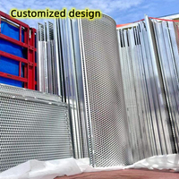 Paneles de Techo de Malla Metálica Expandida de Aluminio Arquitectónico Personalizados con Recubrimiento en Polvo para Techos Falsos Suspendidos, Diseño de Interiores