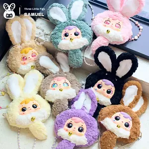 Tas Boneka Kelinci Trendy Happiness Bunny Chain Plush Vinyl Blind Box untuk Hadiah Ulang Tahun, Ide Mainan Unik - Product Image 5