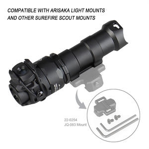 Lampe torche en métal durable, étanche, multi-mode, à haut lumen, avec illuminateur infrarouge rouge longue portée - Product Image 4