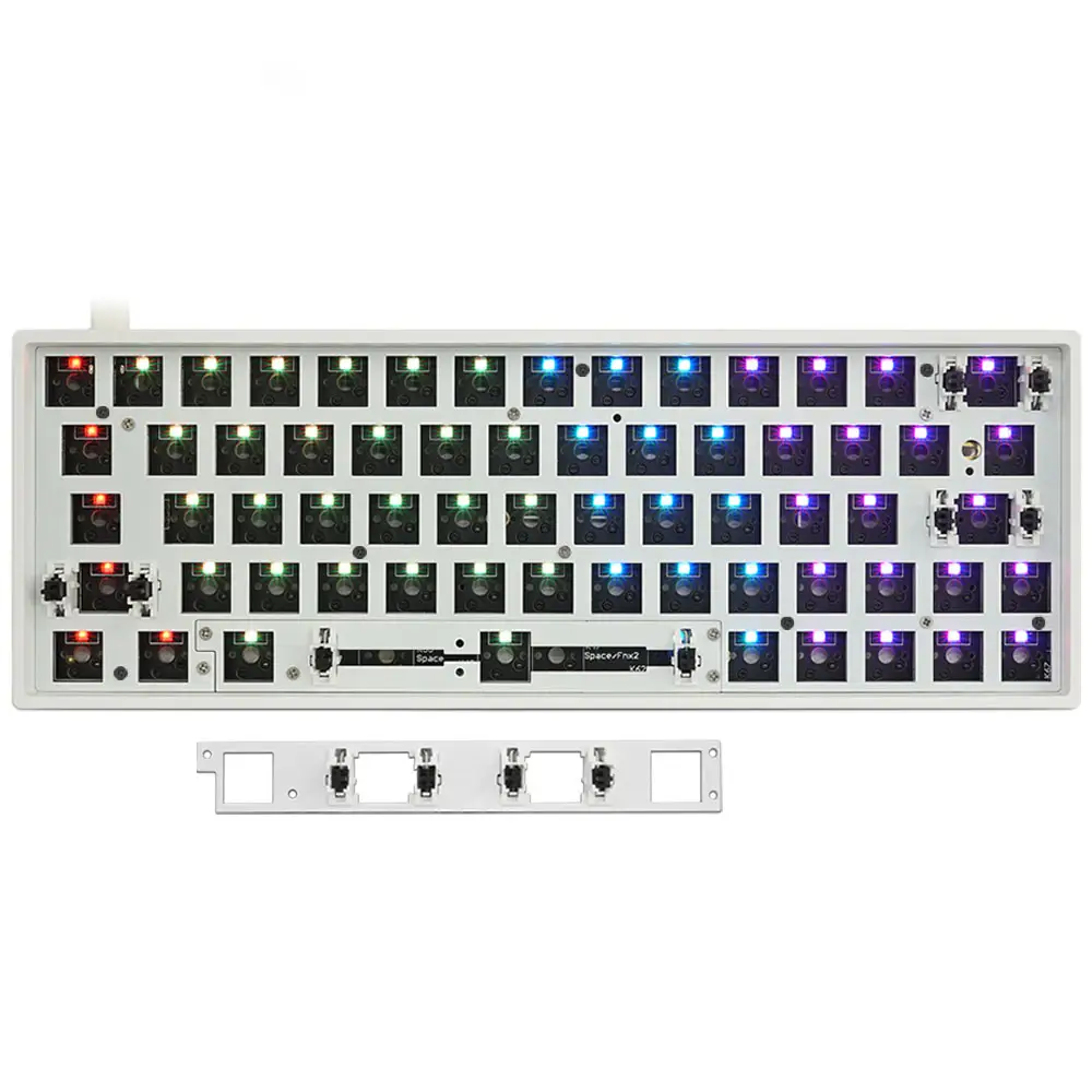Factory Direct/custom mechanical Keyboard base Kit accessories Optical axis RGB color backlit keyboards replacement spare parts