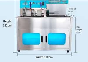 Vente flash Machine de nettoyage et de séchage de chaussures en acier inoxydable YUNWEI à haute productivité Machine de nettoyage de chaussures de sport et de tennis - Product Image 6