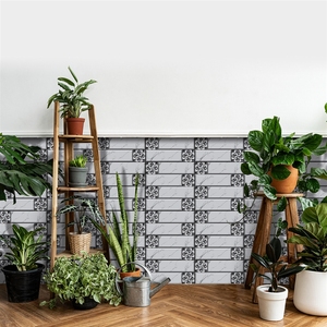 Pegatinas de pared autoadhesivas impermeables y resistentes al aceite, de PVC con efecto mármol, para <span class=keywords><strong>cocina</strong></span> y baño, decoración del hogar. - Product Image 3