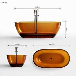 <span class=keywords><strong>Vasca</strong></span> <span class=keywords><strong>da</strong></span> <span class=keywords><strong>Bagno</strong></span> in Resina Cristallina Trasparente di Alta Qualità, Design Moderno con Varie Opzioni di Colore, Funzione Idromassaggio, Vendita all'Ingrosso - Product Image 4