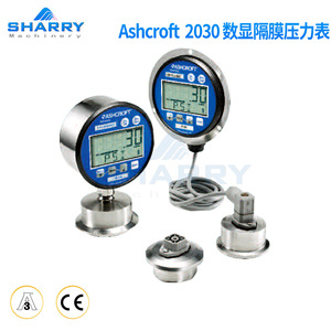 Manomètre à diaphragme numérique Ashcroft 2032 2074 2036 2136 Tri-Clamp Biopharmaceutique - Product Image 5