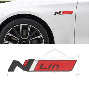 Emblema Metálico N-Line 3D para Maletero Trasero de Hyundai I30 2021 Sonata Elantra Veloster Kona Tucson N Line - Product Image 3