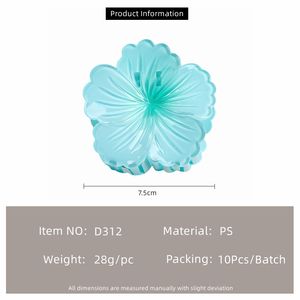 Pinza para el Cabello con Flor en Degradado Dulce para Vacaciones de Verano en la Playa, Pasador de Flor, Accesorios de Belleza para Mujer - Product Image 6