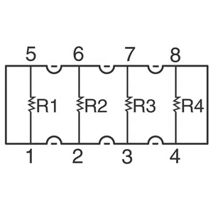 YC124-FR-0762RL Résistance Tableau 4 RES <span class=keywords><strong>62</strong></span> <span class=keywords><strong>OHM</strong></span> 0804 - Product Image 4