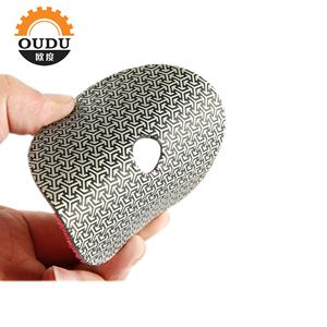 Tamponi lucidanti diamantati elettrolitici da 100mm tamponi lucidanti a diamante bagnato per cemento marmo granito e gemme lucidanti a secco - Product Image 4