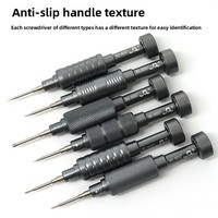 Outils de réparation de téléphones portables de précision XIXI, petit tournevis en acier, poignée en alliage d'aluminium, traitement anodisé, qualité technicien DIY