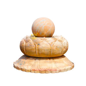 <span class=keywords><strong>Fontaine</strong></span> cascade <span class=keywords><strong>boule</strong></span> de marbre pour extérieur pierre jardin hôtel avant eau caractéristique décor Sculpture extérieur hôtel avant <span class=keywords><strong>fontaine</strong></span> - Product Image 5