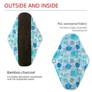 Almohadilla menstrual de tela reutilizable de bajo precio OEM, almohadilla sanitaria extraíble, lavable, venta al por mayor, almohadilla sanitaria <span class=keywords><strong>Whisper</strong></span> - Product Image 4