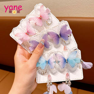 Accesorios para el cabello <span class=keywords><strong>de</strong></span> hadas antiguas para niñas, estilo dulce, Streamer <span class=keywords><strong>de</strong></span> flores para niños, pinza para el cabello, accesorios Hanfu, Clip <span class=keywords><strong>de</strong></span> Hada <span class=keywords><strong>de</strong></span> mariposa - Product Image 1