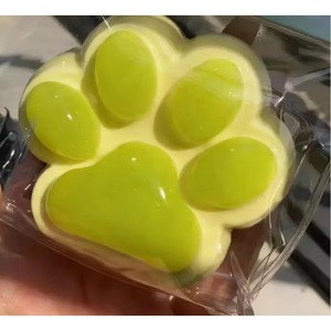 Wholesale Fruit-Shaped Cat Paw Slow-Rebound Squeeze <b>Toy</b> - Silicone-Like <b>Slime</b>-Textured Stress-Relief Wonder - Product Image 2