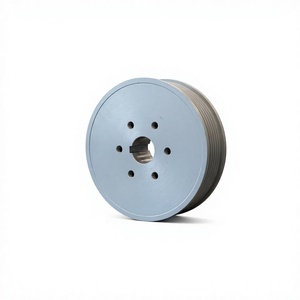 Poulie de courroie serpentine en aluminium de haute qualité, usinée CNC, certifiée ISO9001, fabricant de composants automobiles de précision en Inde - Product Image 3