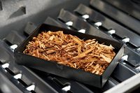 Boîte à fumée en fonte pour barbecue, boîte à fumée robuste pour barbecue au gaz et au charbon, accessoires de fumage pour grillades en extérieur