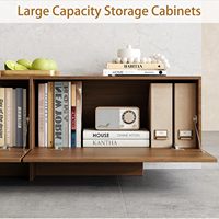 Meuble TV 76,4'' pour salon, meuble TV moderne, meuble TV avec 3 tiroirs, grand meuble de rangement, meuble multimédia pour salon