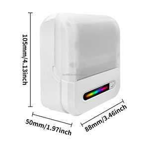 Impresora de etiquetas de envío de código de barras con código QR para Pegatinas de correo de ropa Teléfono/PC Mini fabricantes de etiquetas en stock - Product Image 6