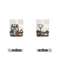 Blocs de Construction Militaires WW2 l'Armée Allemande Généraux Hiver Neige Camouflage Chasse Troupes UV Mini Figurines d'Action