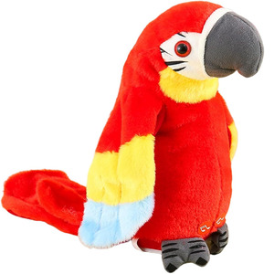 Juguete de Loro Parlante B947, Peluche Interactivo que Repite <span class=keywords><strong>lo</strong></span> que Dices, Juguete Electrónico de Pájaro, Animal de Peluche que Repite la Voz - Product Image 1