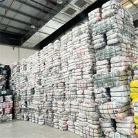 Grosir langsung stok jumlah besar digunakan overall jumper wanita musim panas dan Romper katun bales campur bekas