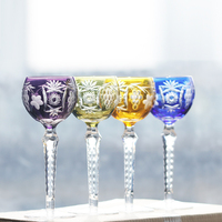 Verre à whisky, brandy, cocktail ou boisson froide de luxe, style Edo Kiriko, 9 oz, sculpté à la main, parfait pour un mariage