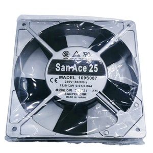 พัดลมระบายความร้อน รุ่น Long life 109S087 ขนาด 12 ซม. 120*120*25 มม. 50/60HZ 230VAC - Product Image 1