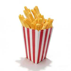 Modelo de Papas Fritas de Simulación, Comida Frita Artificial de Plástico, Accesorios de Exhibición Realistas y Ecológicos para Tiendas de Comida Rápida, Camiones de Comida y Cocinas - Product Image 1