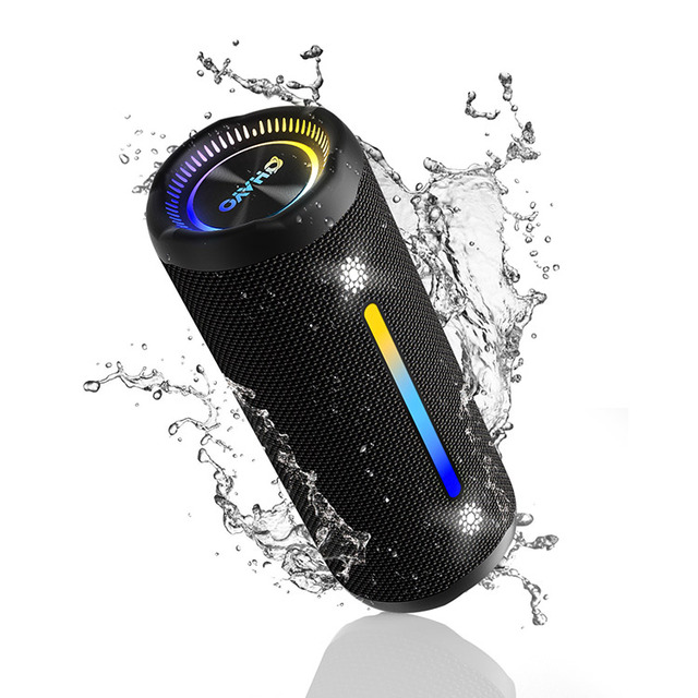 X10MAX Portable for Bluetooth Speaker with RGB LED Lighting IPX6 Heavy Subwoofer New Design for Home Use