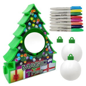 Set di ornamenti per <span class=keywords><strong>albero</strong></span> di natale fatti a mano mendo <span class=keywords><strong>albero</strong></span> di natale Set di sfere di pittura elettrica gioielli per bambini <span class=keywords><strong>disegno</strong></span> giocattoli decorazione Set - Product Image 5