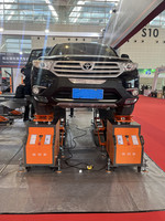Simulateur de châssis à 4 poteaux avec écran tactile et testeur de suspension 4500 kg pour la réparation automobile