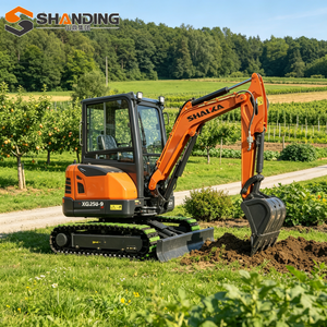 SHANDING Envío Gratuito CE EPA Miniexcavadora Multifunción de 2.5 a 3 Toneladas con Cabina y Motor Kubota, Giro de 360 Grados, Pequeña Excavadora - Product Image 4
