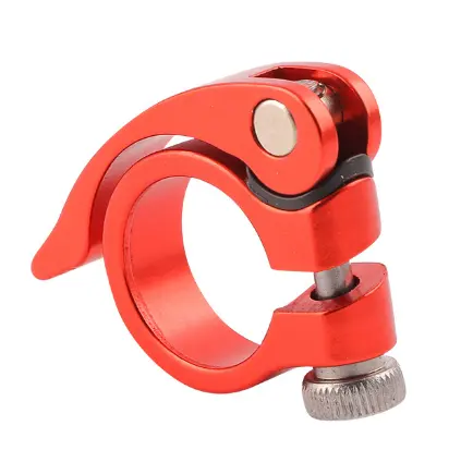 Rosso 28.6MM 31.8MM 34.9 MM 6061 morsetto per asta di rilascio in lega di alluminio morsetto per reggisella per bici