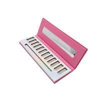 Boîte de Palette de Fards à Paupières Recyclée Personnalisée Boîte Rigide Emballage de Fards à Paupières Multicolores Utilisation Cosmétique Boîtes en Papier avec Miroir