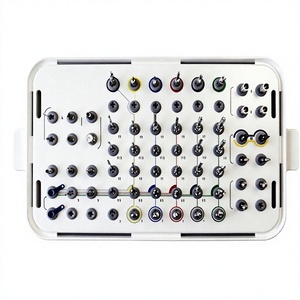 Kit de chirurgie implantaire guidée dentaire avec plateau maître, outils chirurgicaux manuels pour rehaussement de sinus, codés par couleur, certifié CE, garantie 1 an - Product Image 5