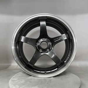 ล้อแม็กซ์สีเทาปืน 5 ก้าน ขอบปัดเงา ขนาด 24x14 5x1143 5x120 สำหรับ E46 E30 E90 - Product Image 4
