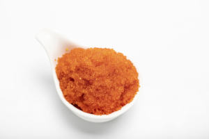 Xiamen Oost-Oceaanvoedsel Co. Ltd. Hoge Kwaliteit 1 Kg Doos Bevroren Zeevruchten Zalm Eieren Forel Groene Kuit Zwarte Kaviaar Aangepaste Vis - Product Image 2