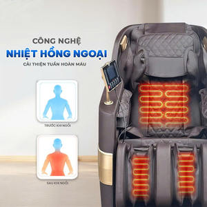 LEMESY Human Touch Vibrating Silla moderna Masajeador Cuerpo completo Gravedad cero Lujo Big 8d Máquina de masaje Silla reclinable - Product Image 6