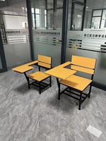 Nouvelle Arrivée Chaises d'Écolier avec Tablette d'Écriture Philippines Chaise de Bureau d'Étudiant avec Table Attachée