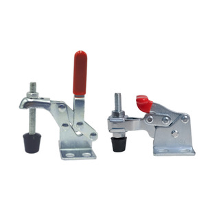 GH13009 Vertical <b>Quick</b> <b>Clamp</b> Galvanized Steel Metric Woodworking Welding Tooling Fixtures - Product Image 1
