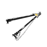 Support de remorque 5000 lbs, barre de remorquage portable pour voiture, barre d'équilibrage, installation facile, remorque pliable