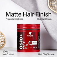 Crème coiffante bio pour hommes, marque privée, argile coiffante mate forte, cire capillaire pour texturiser, effet coiffant bio