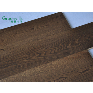 Rovere ingegnerizzato al 100% in vero legno di colore scuro, parquet in legno massello, pavimenti in legno naturale - Product Image 6