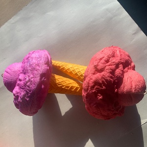 2026 Cono de helado gigante con forma de hongo, decoración colgante, modelo de exhibición para tienda de postres, cono de helado, gelato, regalos y artesanías - Product Image 3